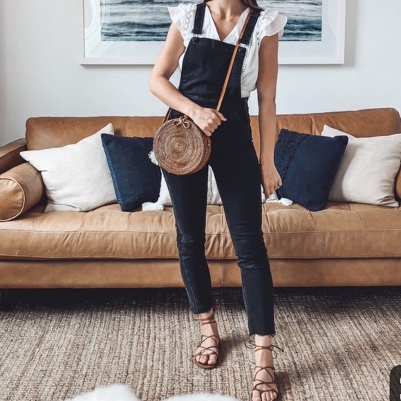 Madewell Denim - Madewell Skinny Overalls in Lunar Wash